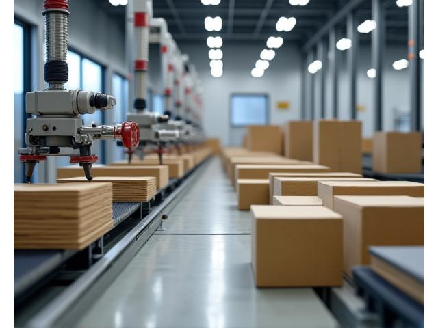 Corrugated box production facility